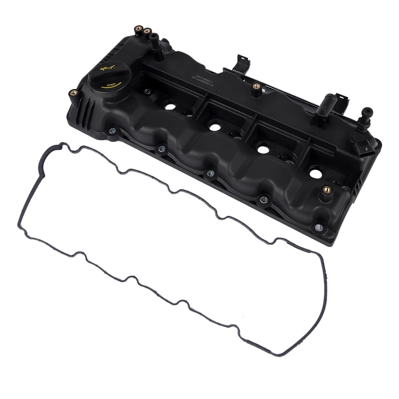 Tapa de balancines Conjunto De Cubierta De Válvula De Culata De Motor Para Hyundai I40 Ix35 Para Kia Para Carens Para Optima Para Sportage 1,7 CRDi D4FD Tapa de válvula con Junta