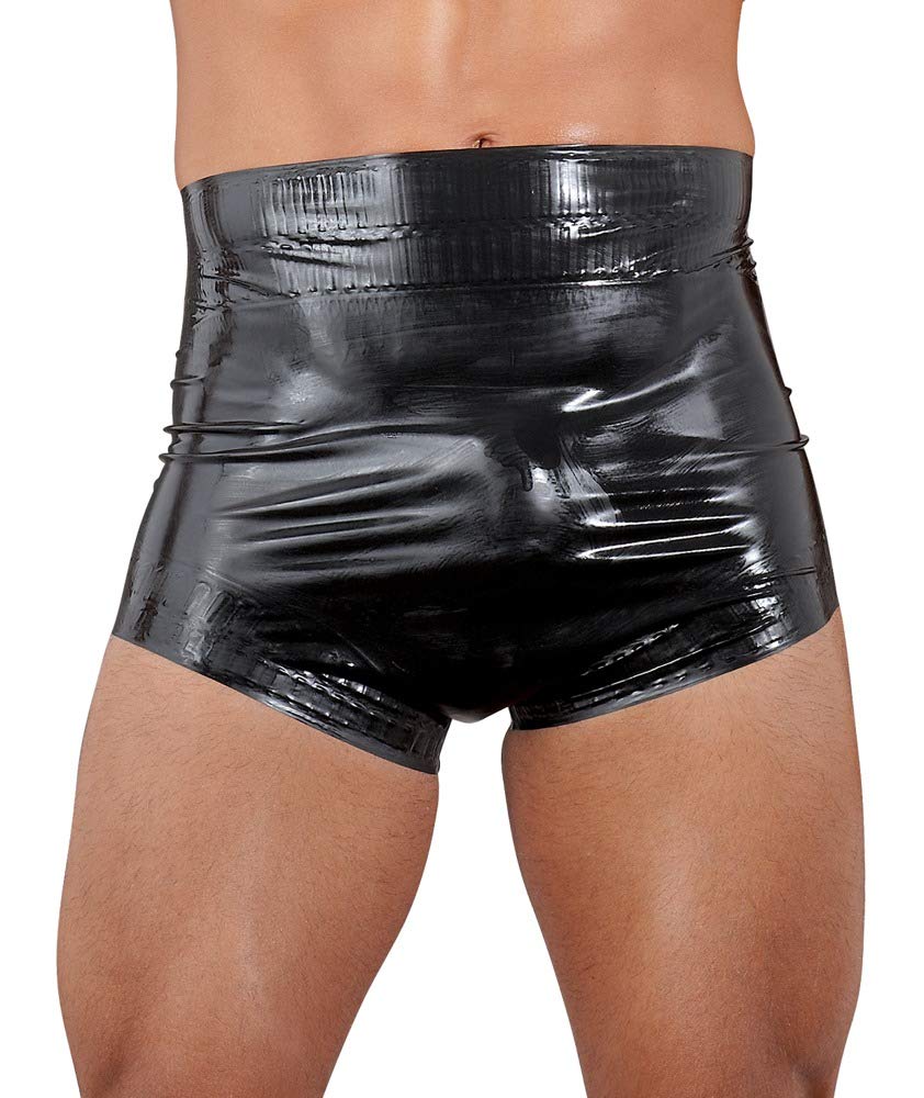 Latex Homme 29501701721 Slip Boxer Couche Culotte Mixte Noir L, Noir, L Uk