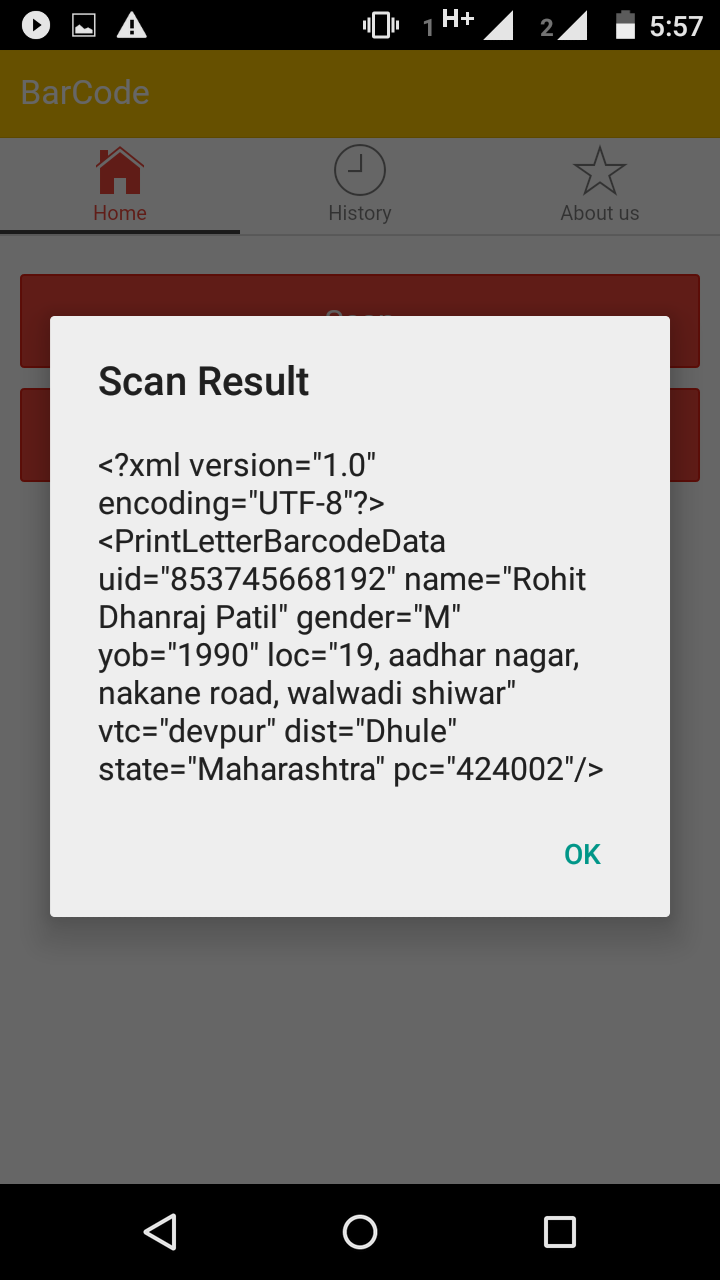 BarCode Reader / Generator App on Amazon Appstore