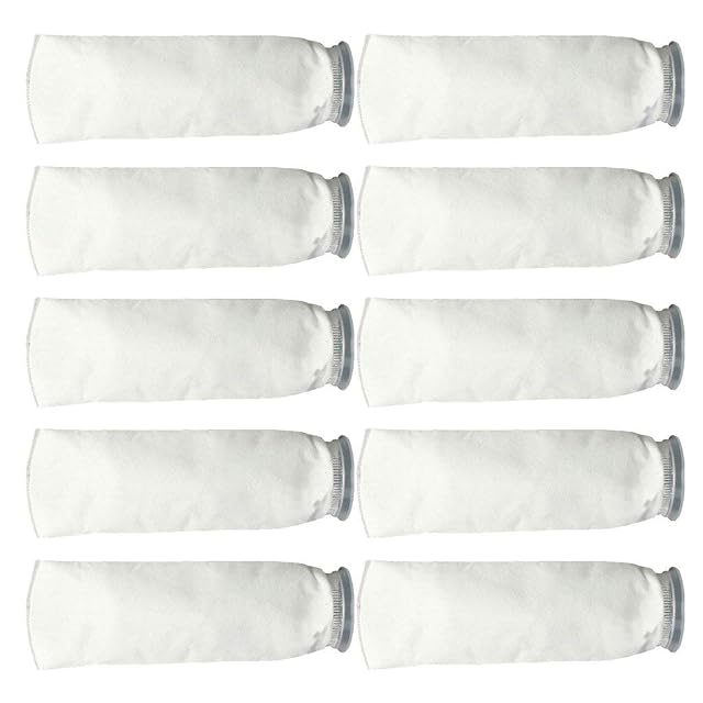 Foto 7 de 7 de 10 Bolsas de Filtro Blancas de 200 Micrones de Polipropileno + Poliéster de Polipropileno para Acuario Marino
