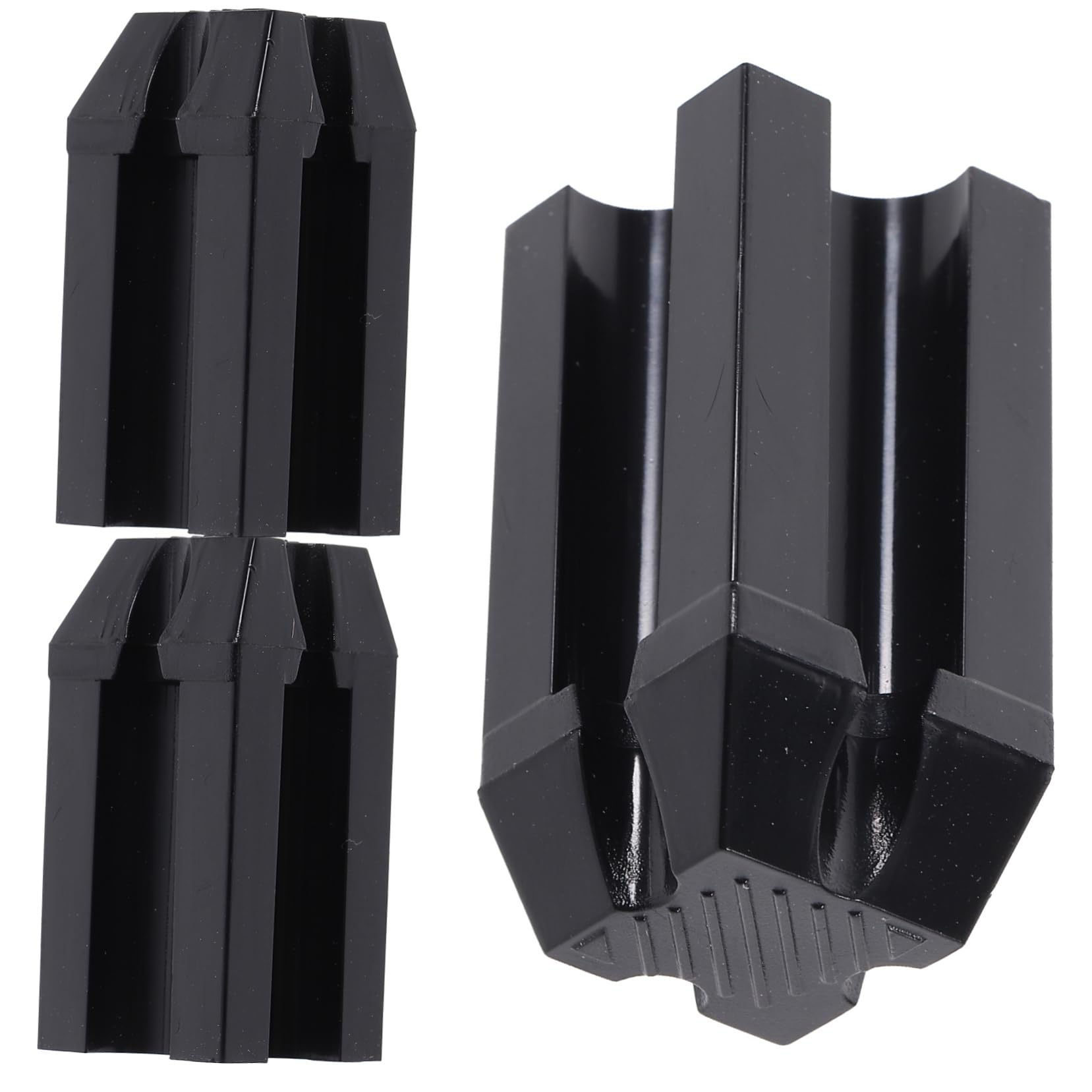 WOFASHPURET 1set Black Cosmetic Sharpener for Eyebrow and Eyeliner Pencils Durable Dual Blades for Precise Makeup Application Makeup Tool for Go Touch Ups 3pcs