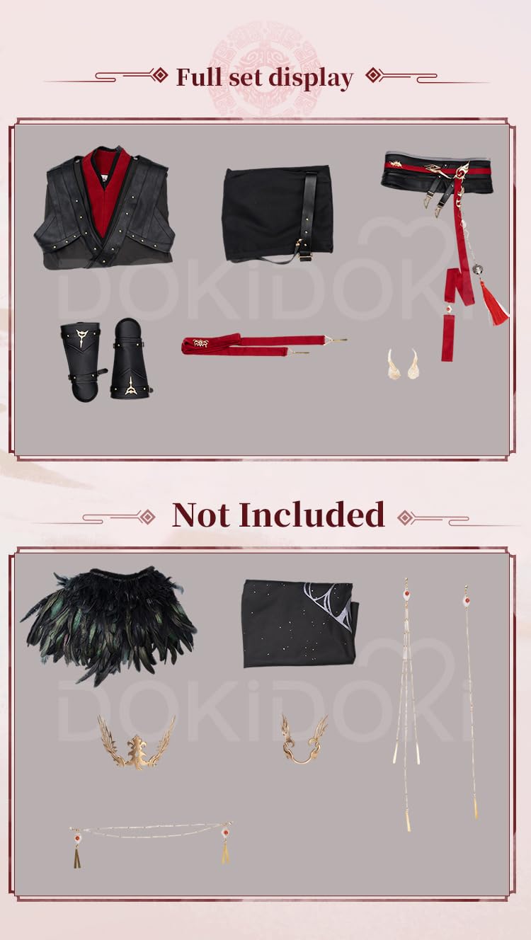 Photo 1 of KIRA KIRA Mo Dao Zu Shi Wei Wuxian Costume Doki-SR Dao Mo To Shi Cosplay MDZS Wei Wuxian Winter Cosplay Outfits