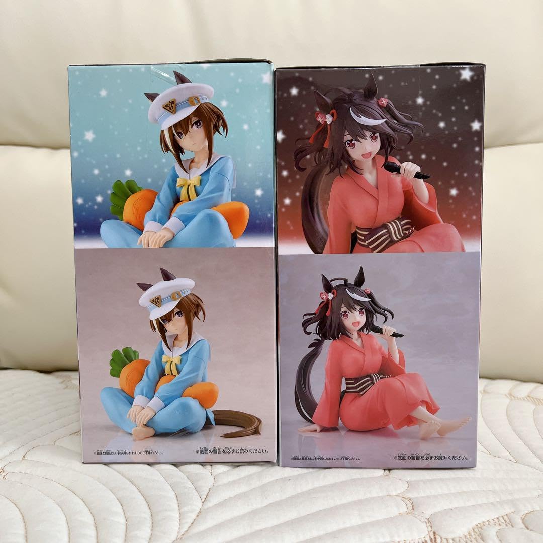 ウマ娘　リラックスタイム　5品＊ キタサンブラック　シュヴァルグラン　他 部屋着衣装のキタサンブラックとシュヴァルグランのフィギュアも