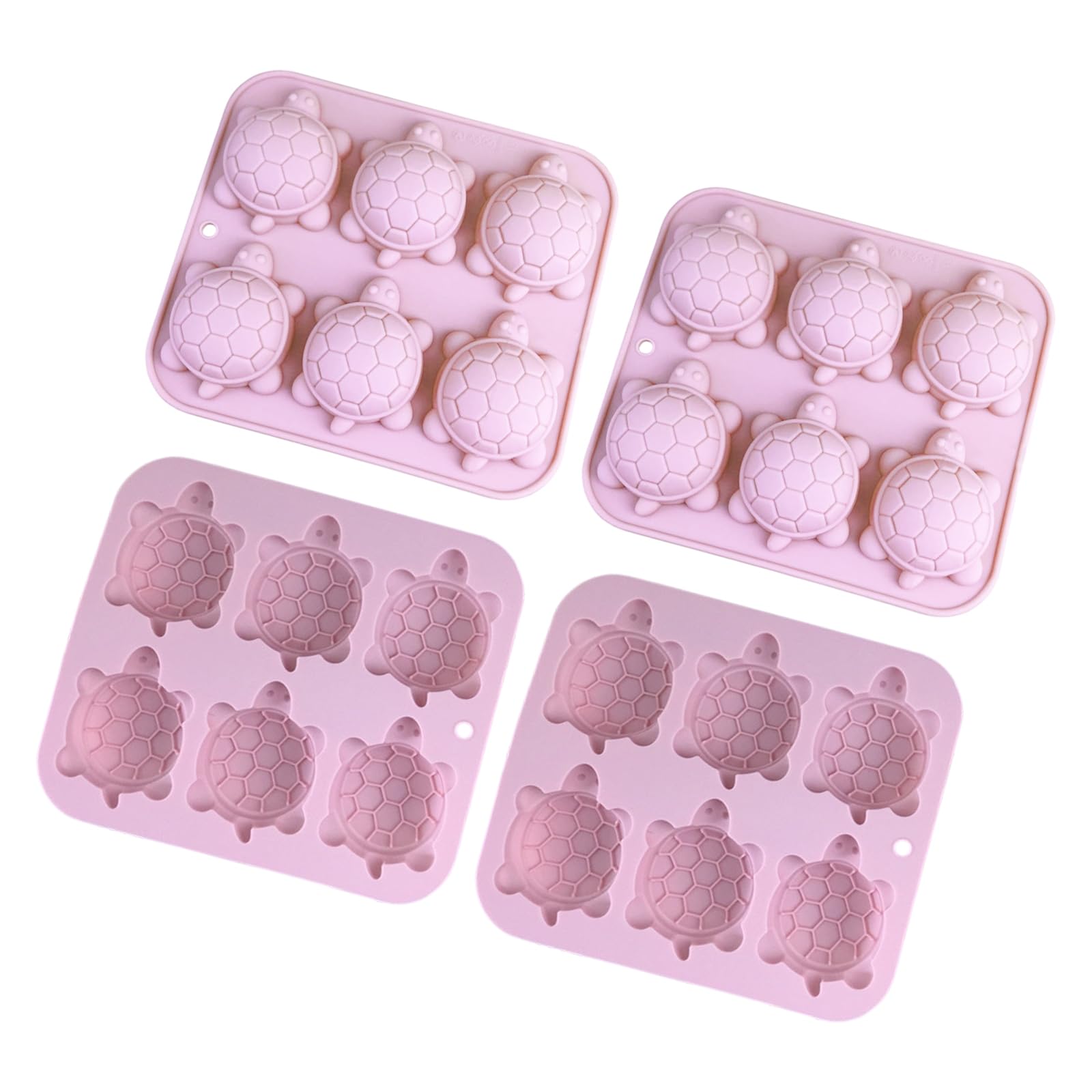 Tsophreniq Of 4 Professional Grades Silicone Cake Molds Flexible Demolding Bakewares Kitchen Essential Baking Molds for Birthday Parties