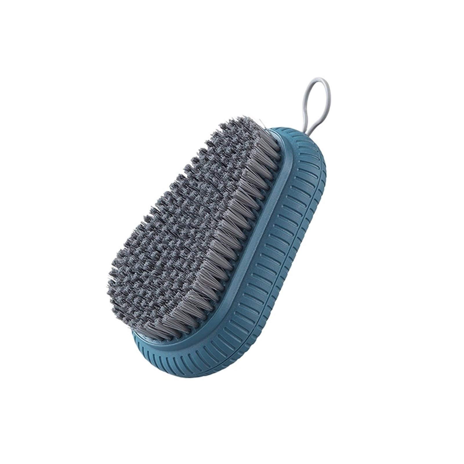2pcs Portable Plastic Handle Cleaning Brush, Soft Bristle Laundry Clothes Shoes Scrub, Household Scrubbing(B2)