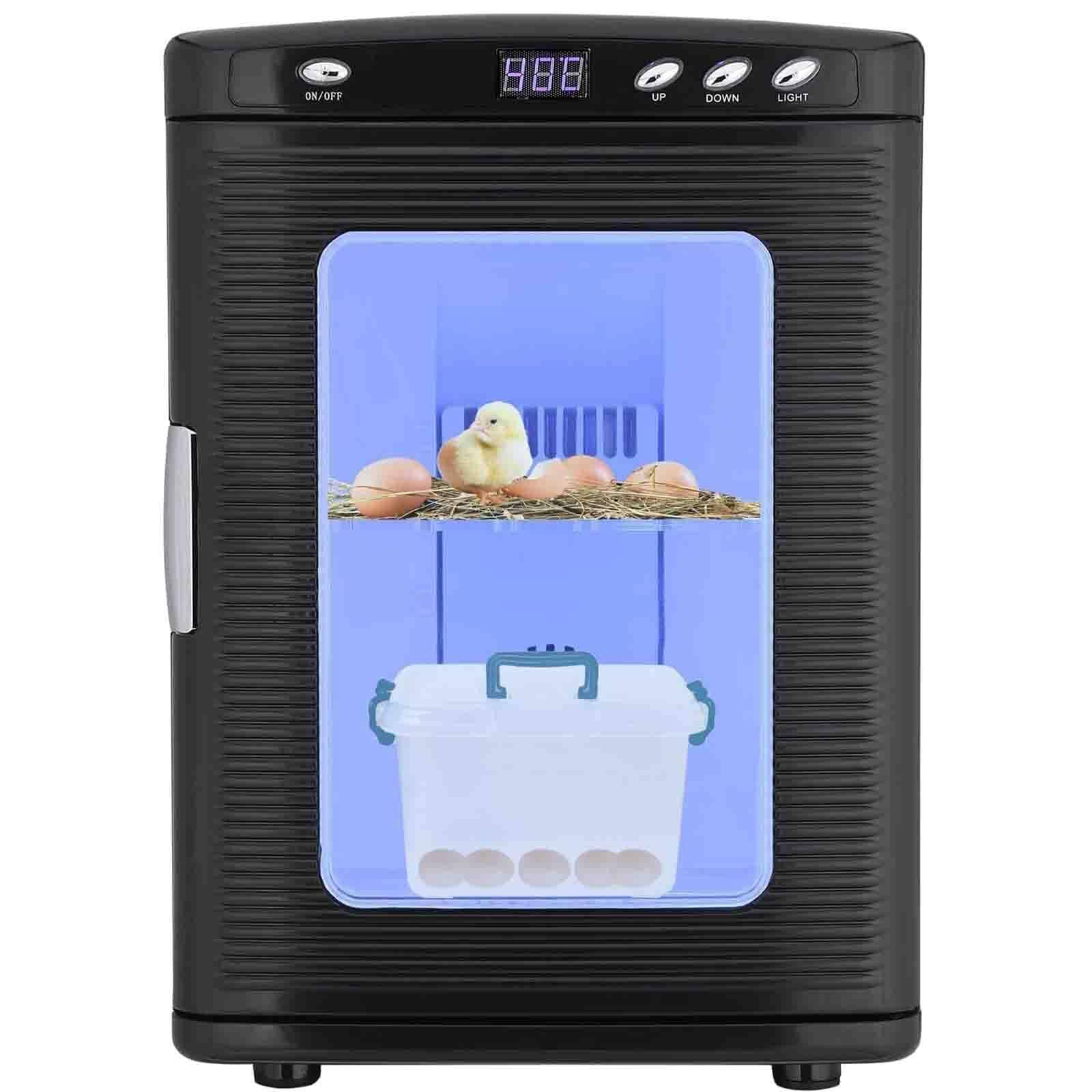 Incubador de Reptil, Incubadora 5°-60°C (36-140°F) Black | incubadora automática con pantalla LED, Incubadora de tortugas,incubadora de laboratorio para reptiles