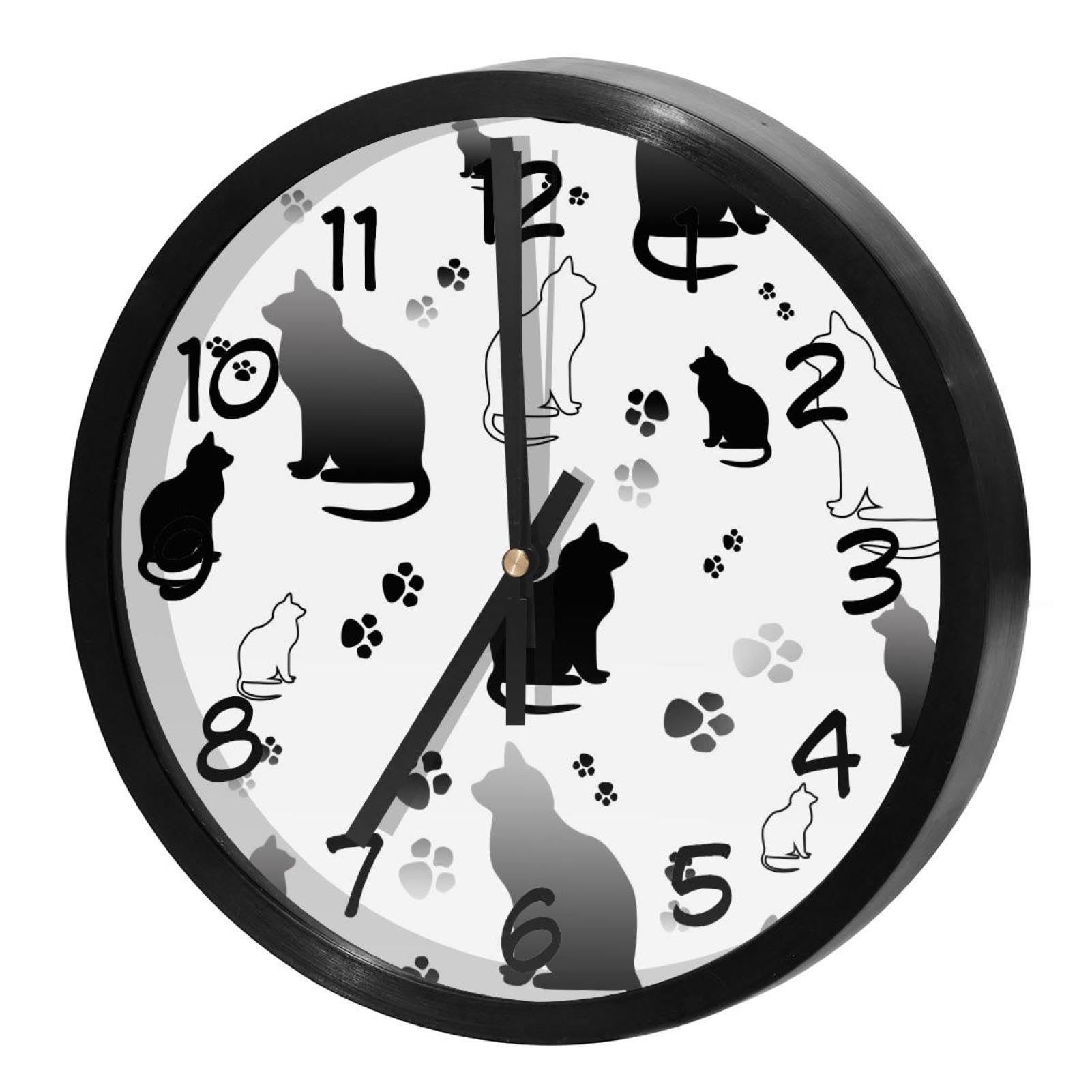 Horloge murale silencieuse sans tic-tac résolvant les distractions sonores