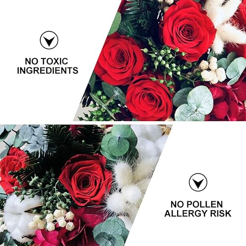 Miniatura 9 de BESTOYARD 1 caja de rosas preservadas en una caja, caja de rosas eternas para el día de San Valentín, para aniversario, boda, novia, esposa