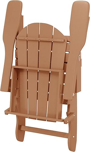 Miniatura 8 de WO Home Furniture Adirondack - Tumbona plegable para fogatas, playa, balcón, patio trasero, césped, patio, piscina, cubierta, jardín