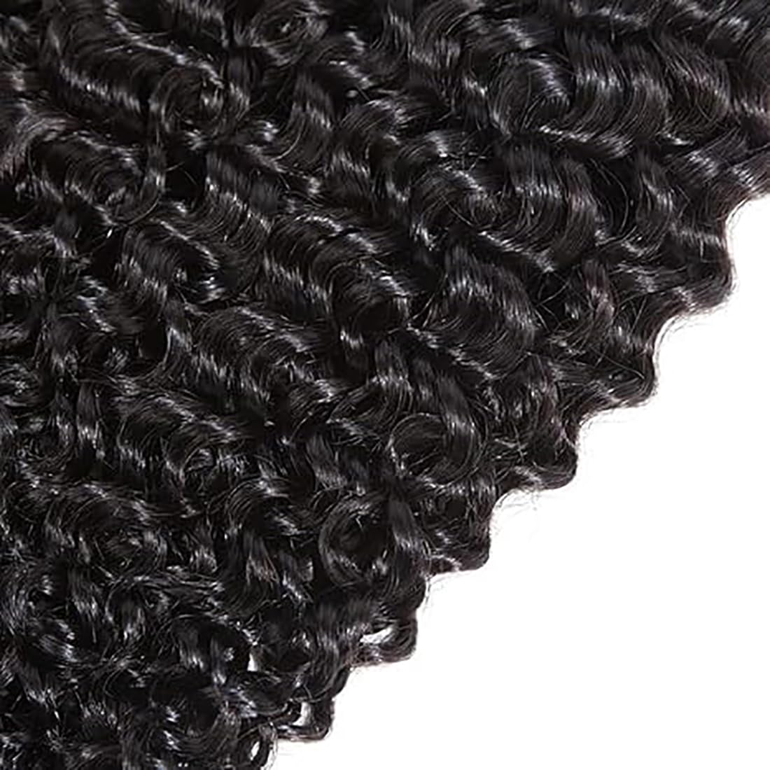 Echthaar Tressen Bündel Curly Wave Human Hair Extension 3 Bundles Unprocessed Remy Haartressen Double Weft #1B Natural Black Color for Woman 22 24 26 Inch