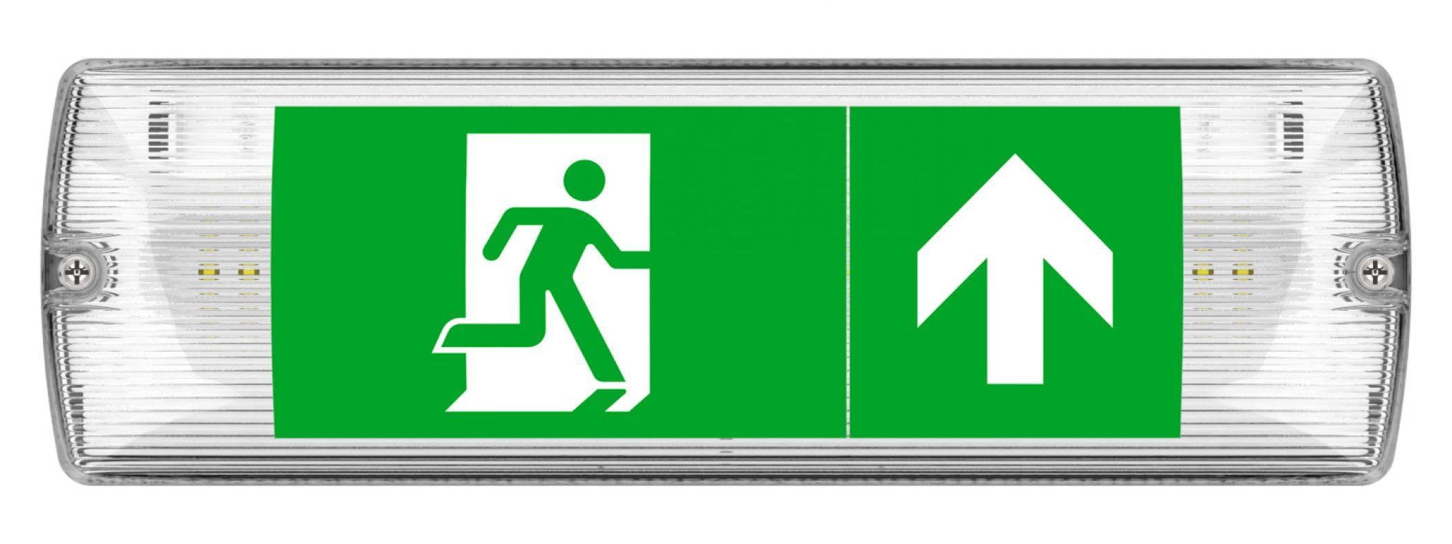 Kosnic Clear Mul0105 Mulu Led Emergency Exit Bulkhead, Ip65, 5W, 80Lm