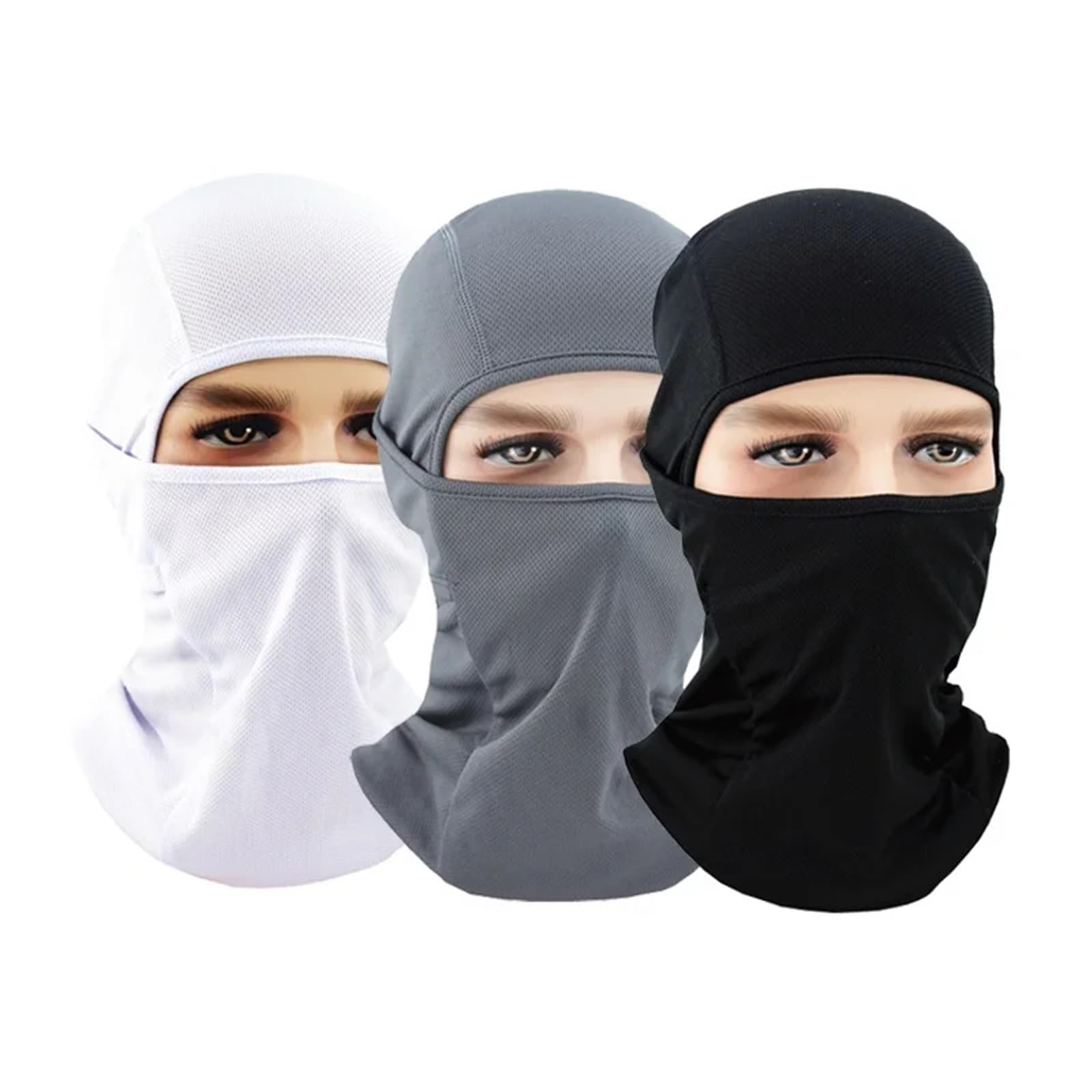 Lot de 2 Masques Ski Coupe-Vent for Homme et Femme, Protection intégrale du Visage Cou pour Sports Ski Extérieur