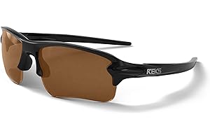 Reks Polarized Sling Blade Sunglasses for Men - Unbreakable Frame