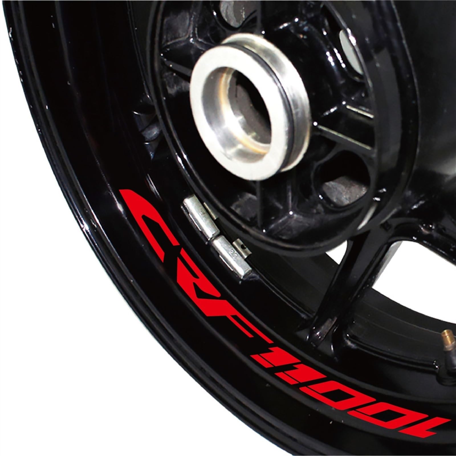 Motorcycle Wheel Stickers for Africa-Twin CRF1100L Crf 1100l Decorated Reflective Decals Case Waterproof Decorative(Color1)
