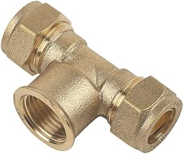 15mm x 15mm x 1/2" Compression Threaded Centre Tee