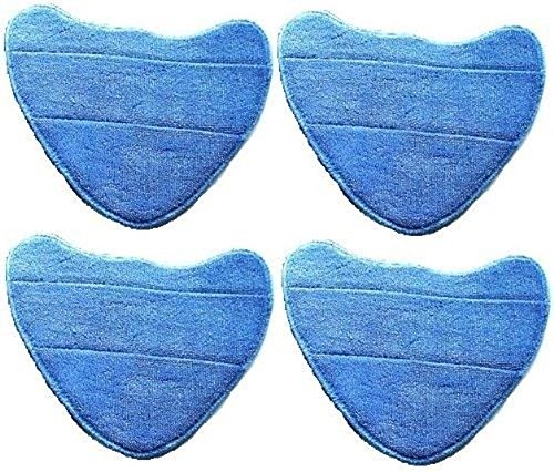 Compatible Microfibre Cleaning Pads for Vax S86-SF-B S86-SF-C S86-SF-P S86-SF-T S86-SF-CC S86-CCM-3 S86-MC-C S86-SF-CCP Steam Cleaner Mops - Pack of 4