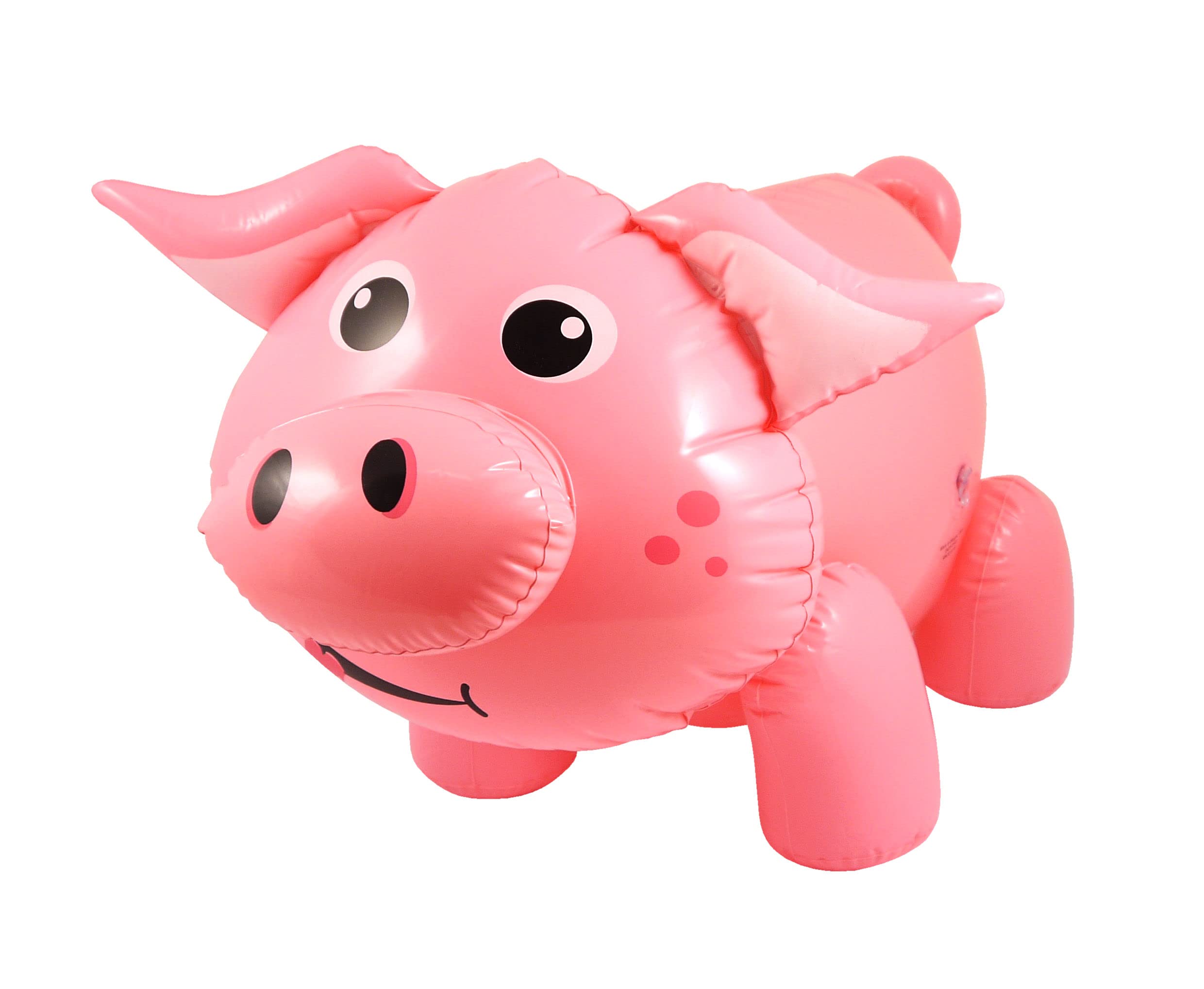 2 cochons gonflables roses Henbrandt pour décoration et jeux de kermesse