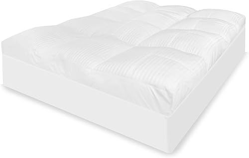 SensorPedic Tencel - Cubrecolchón individual, color blanco