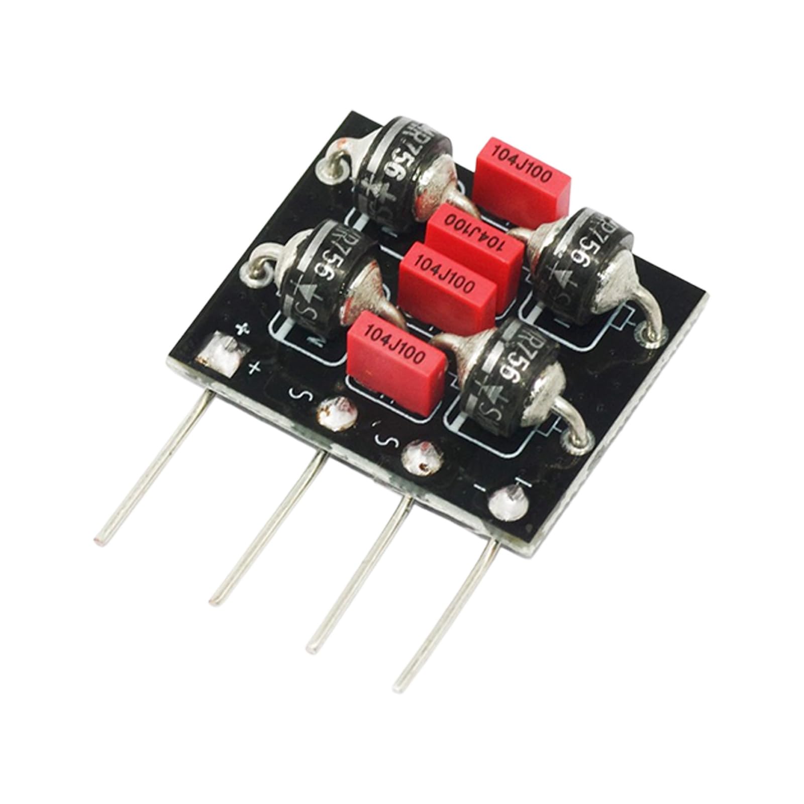 Powerful Bridge Rectifier with Parallel Capacitors 600V Rating 55C to 150C Ranges Stack Bridge Rectifiers 12A Fast Recovery Rectifier