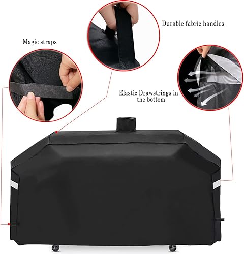 Miniatura 3 de GC7000 - Funda para parrilla Smoke Hollow 4 en 1 Combo PS9900 PS9900-SY18 47180T, Pit Boss Memphis Ultimate Grill, impermeable 600D poliéster