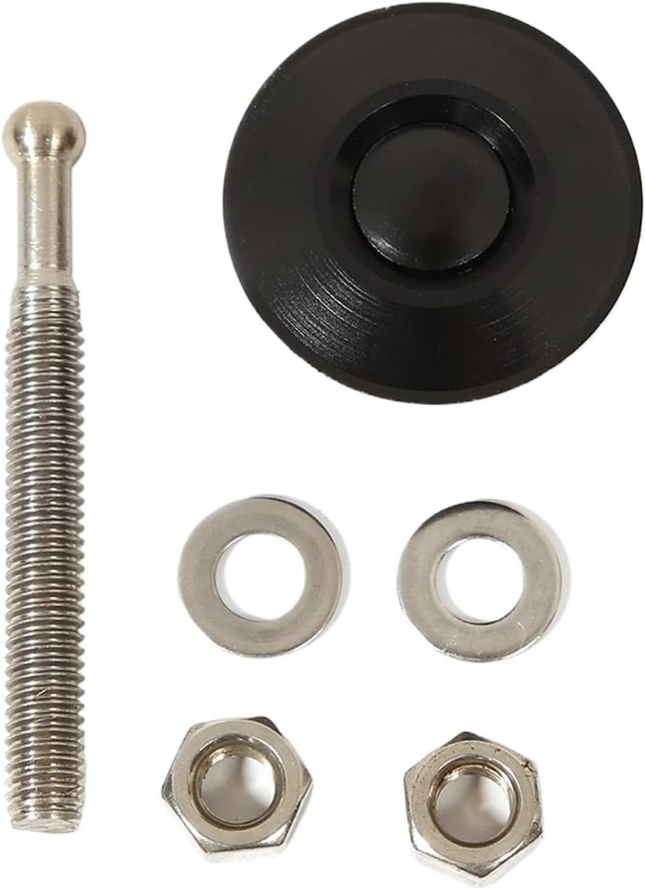 Universal Engine Hood Lock 5PCS Universal 30mm Push Button Hood Pins Lock Clip Kit Engine Bonnet Lock Car Quick Latch Clip Quick Release Fasteners Set Suitable for Modified Cars