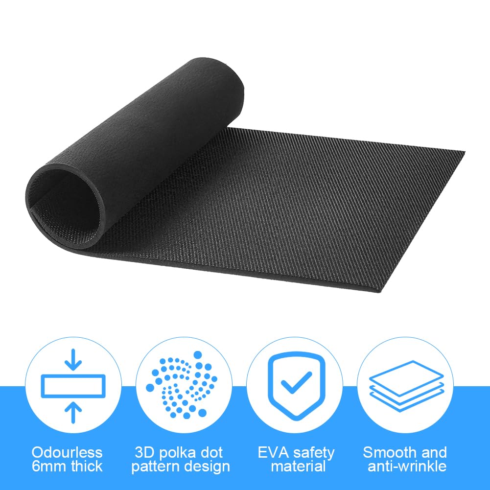 Tapis de nivellement pour aquarium - 60 x 30 cm - En mousse EVA - 6 mm d'épaisseur - Antidérapant - Absorbe les chocs - Imperméable