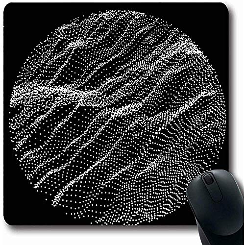 Preisvergleich Produktbild Mauspad Kunstwerk Muster Wellengitter Abstrakt Tech Association Wogendes Design 25X30Cm Mauspads Gummi Längliche Matte Büro Rutschfeste Gaming Mauspad Laptop