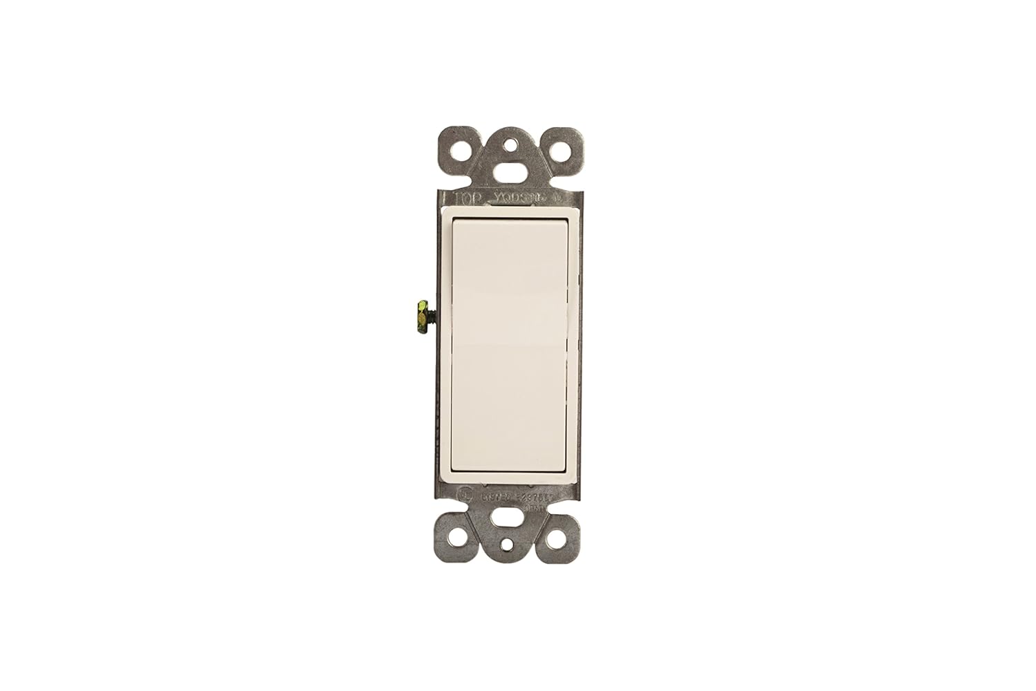NSI LCS115M Tork Momenatry Rocker Switch, 120/277V, 15A, SPST, White