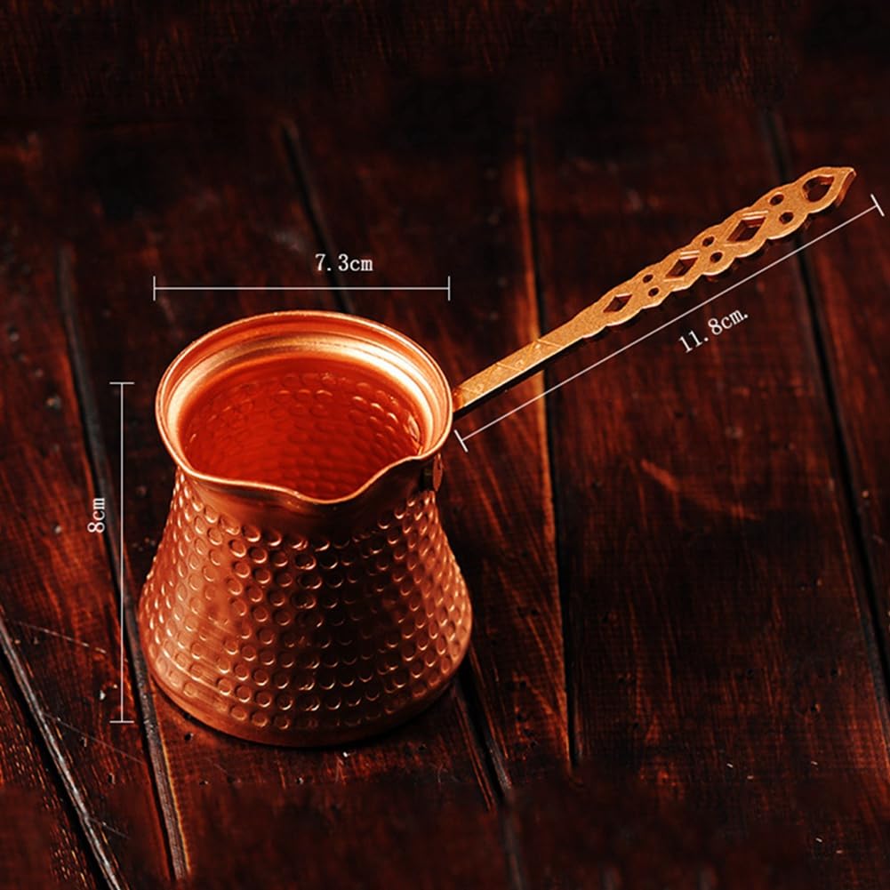 6X Kawowy Turek Turecki Dzbanek do Kawy 320 Ml Kawy Turecki Turecki Miedziany Ekspres do Kawy do Kafeterii Cezve