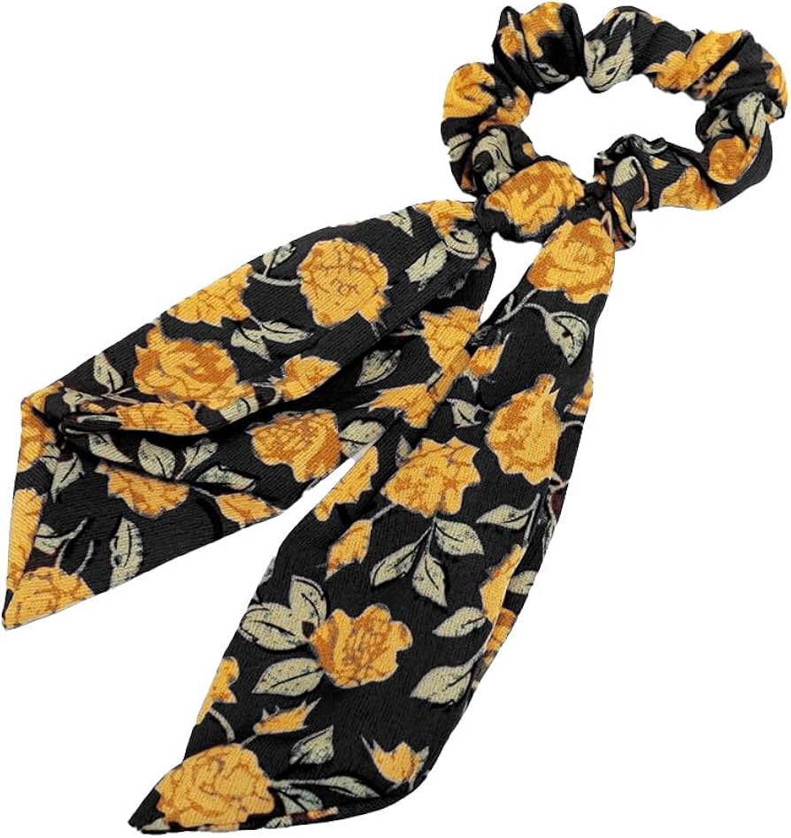 Amazon | [LUPIS]ヘアアクセサリー シュシュ ヘアゴム 花柄 フラワー