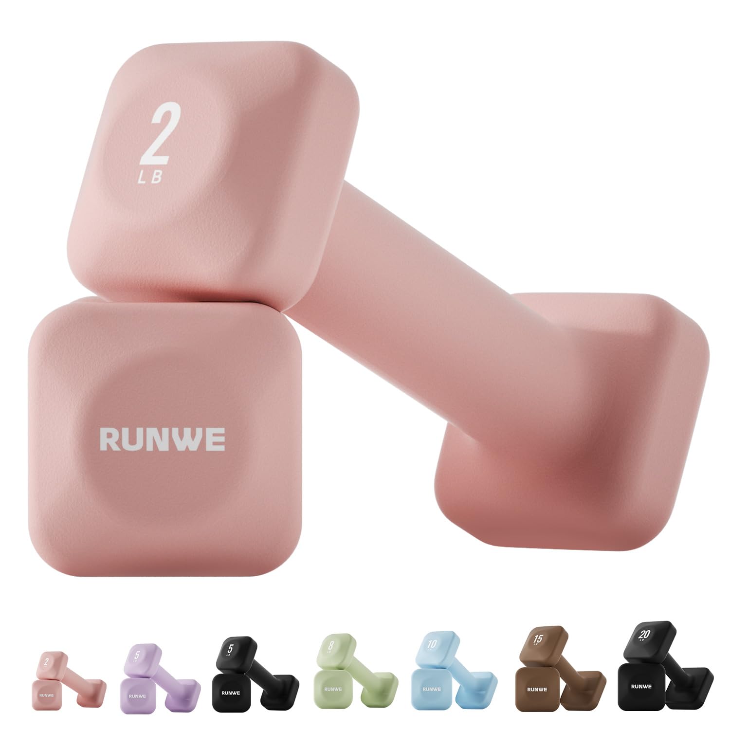 Personalized 2LB Dumbbell Set of 2, 2025 Latest Cast Iron Frosted Hand Weight, 2 In 1 Square Dumbbells and Push Up Bar, Elevate Your Home Gym Aesthetic (Sold in One Pair Not All Sets)