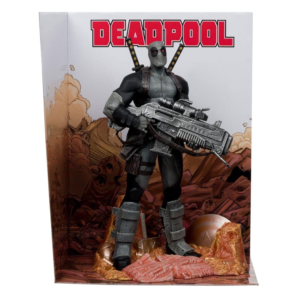 マーベル　marvel デッドプール　deadpool スタチュー　フィギュア Amazon.co.jp: マーベルコレクション 1/6 デッドプール (デッドプール