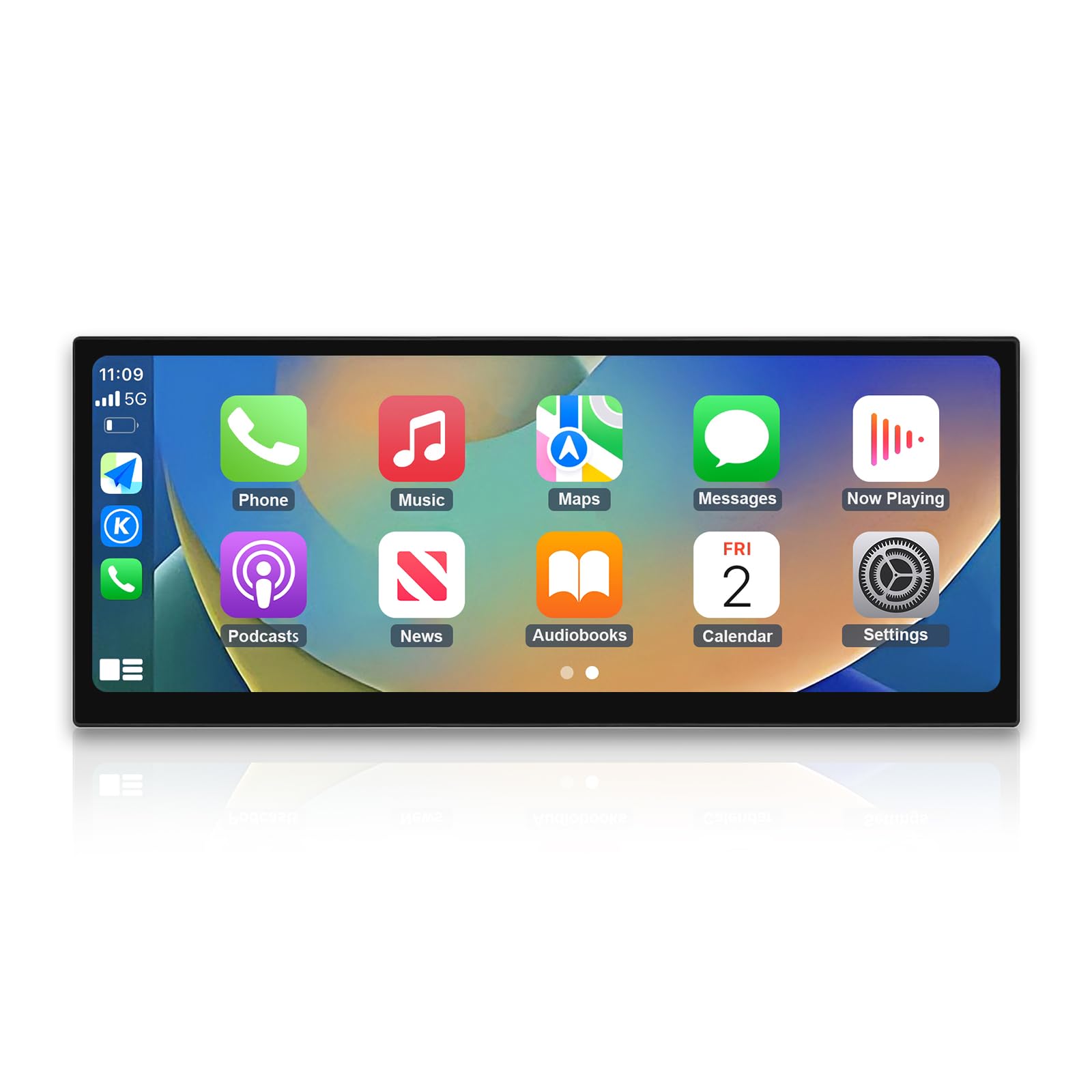 Ninetom Autoradio con touchscreen da 12,3 pollici con Carplay wireless e Android Auto per BMW X1 Serie E84 2009-2015 con sistema CIC, supporta Mirrorlink, telecamera, navigazione
