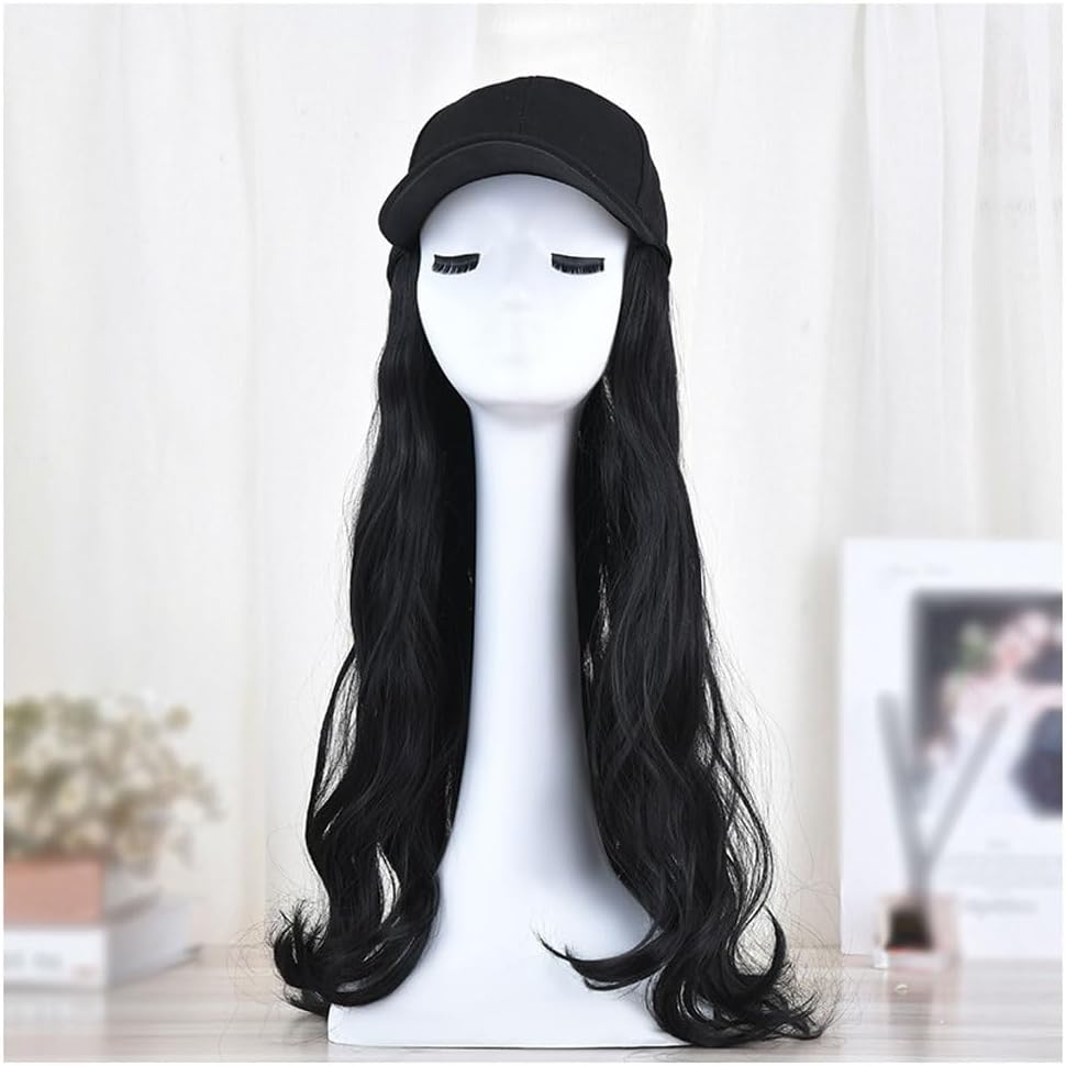 Wig Cap Women's Wig Cap, Long Wavy Curly Wig Wig Cap, Natural and Realistic Wig Cap, Suitable for Daily Party Use Hair Extension Cap (Color : 09)
