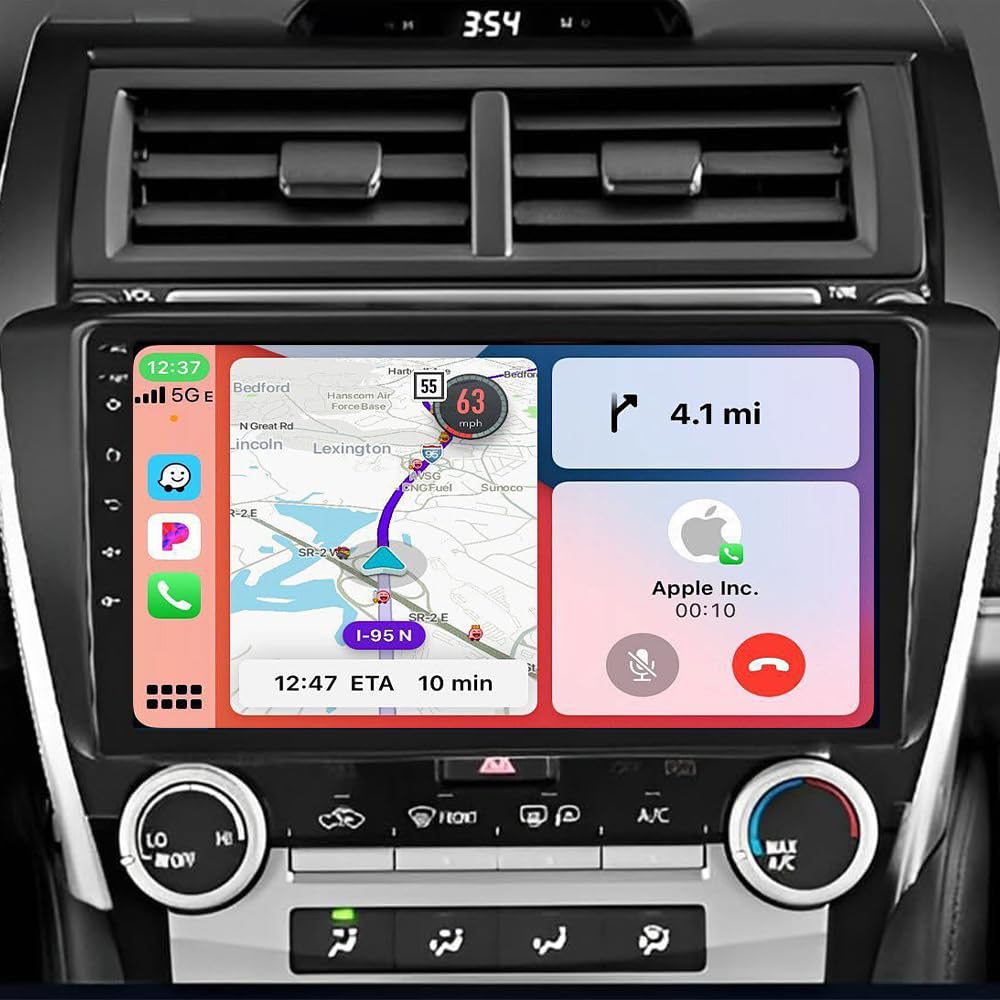 moseiny 2+32G Android 13 Car Stereo Radio for Toyota Camry 2012-2014, 10 inch Touch Screen Radio for Camry Head Unit 2012 2013 2014 Wireless Carplay Android Auto Bluetooth WiFi AHD Backup Camera