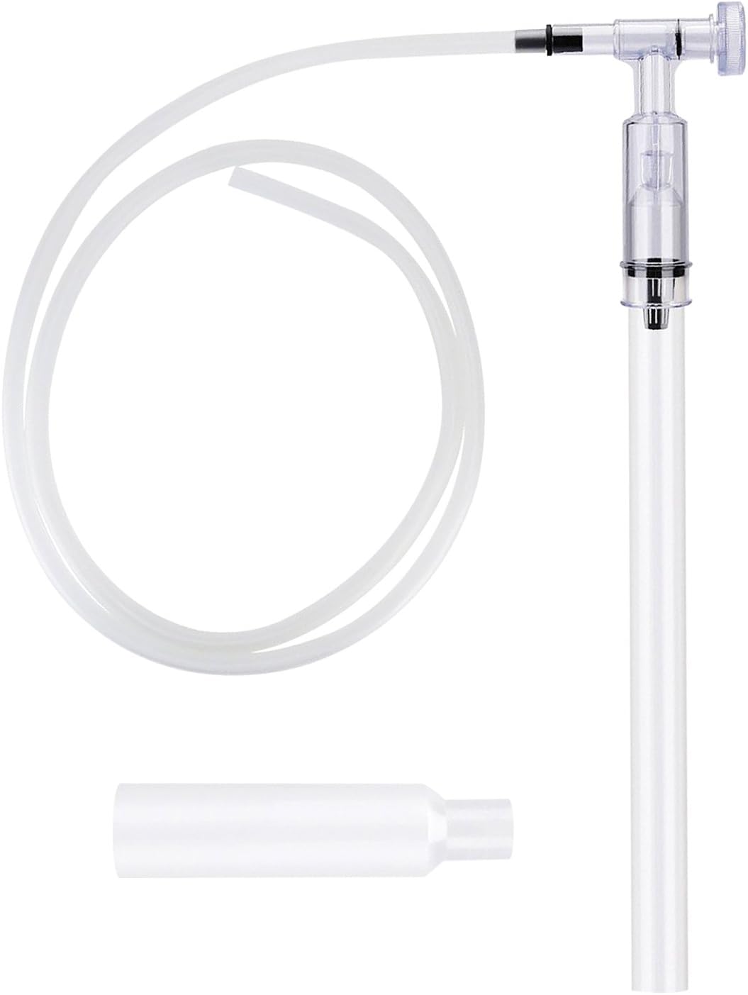 Aquarium Gravel Vacuum Siphon Fish Tank Sand Cleaner Water Filter with 64GPH