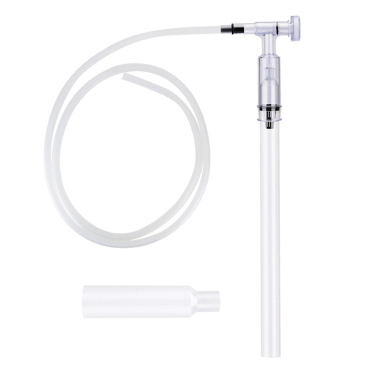 Aquarium Gravel Vacuum Siphon Fish Tank Sand Cleaner Water Filter with 64GPH
