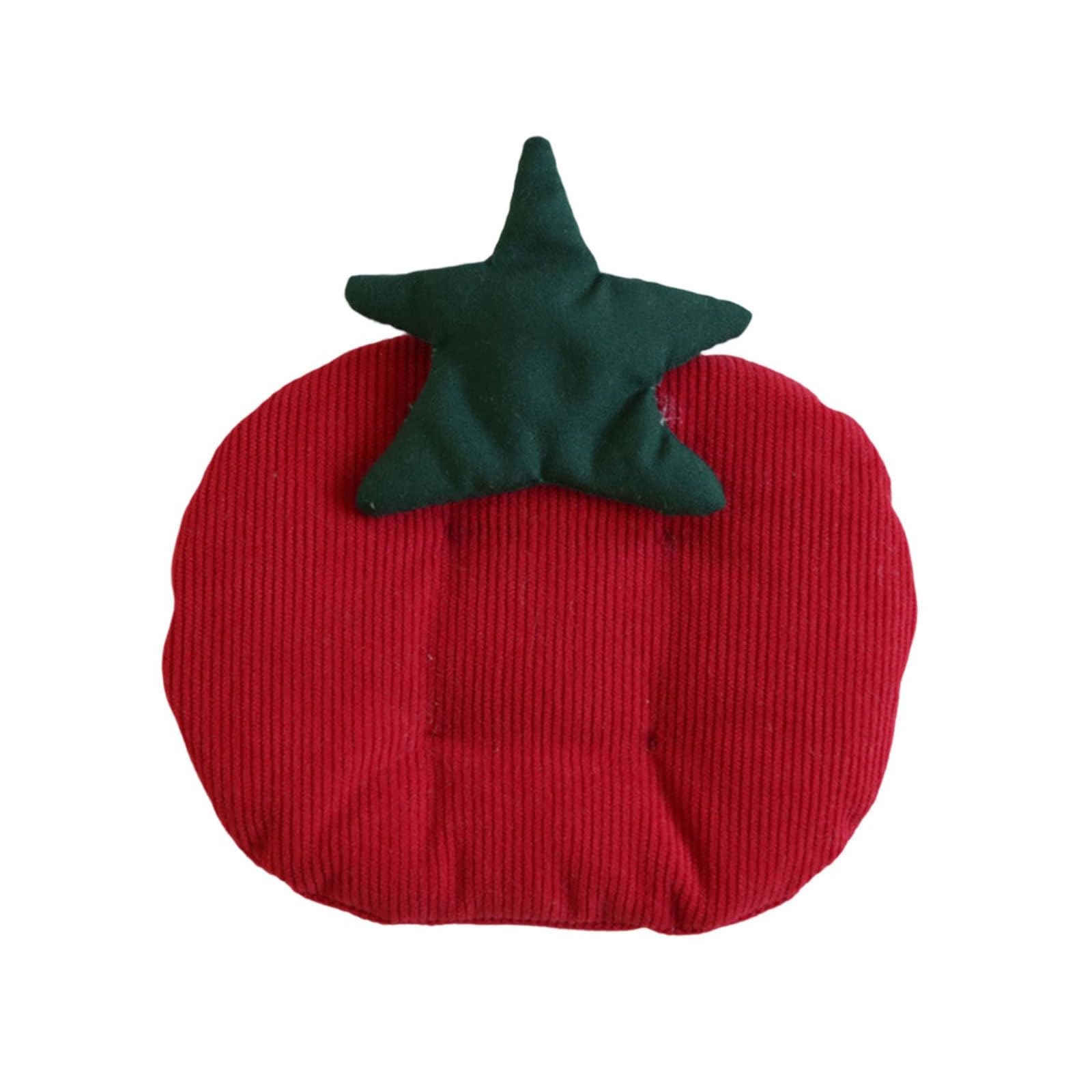 Carotoe B Tomato Coasters Cotton Absorbent Cup Mats For Dining Table Kitchen Decor Coffee Mat