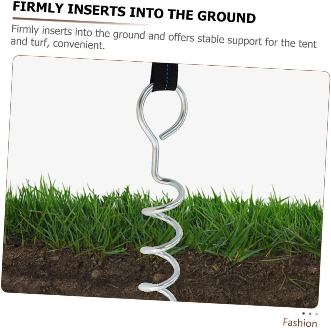 VALICLUD Heavy-Duty Metal Dog Tie Out Stake Handle, Thick Spiral Ground Anchor for Outdoor Yard Use, Sturdy Dog Tie Stake for Camping and Training