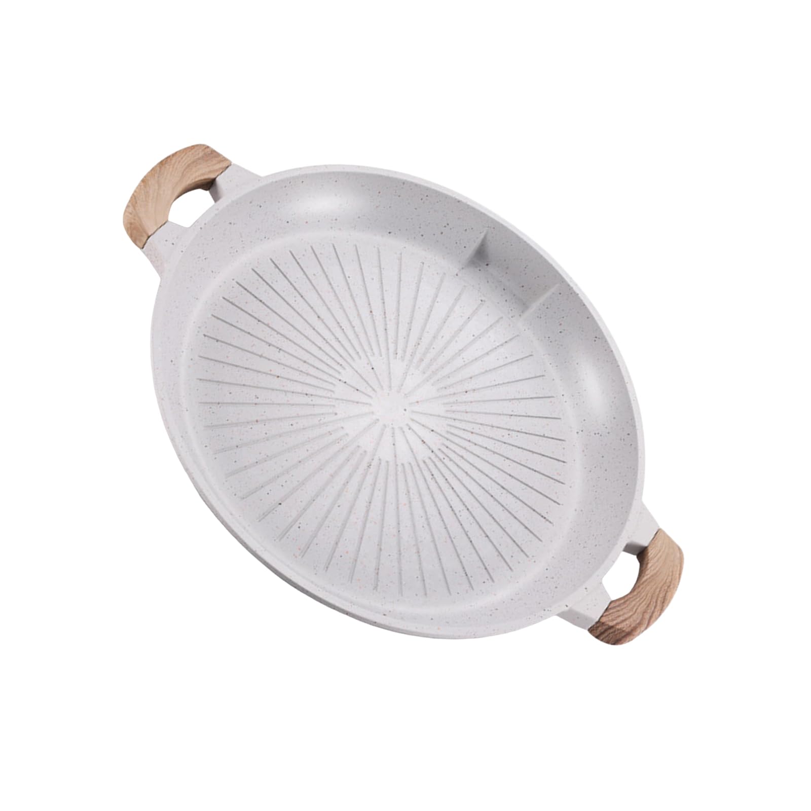 YWLUUOO Easy to Use BBQ Grills Plate Aluminum Barbecue Grills Tray Nonstick Round BBQ Plate for Kitchen Cooking and Camping Aluminum Barbecue
