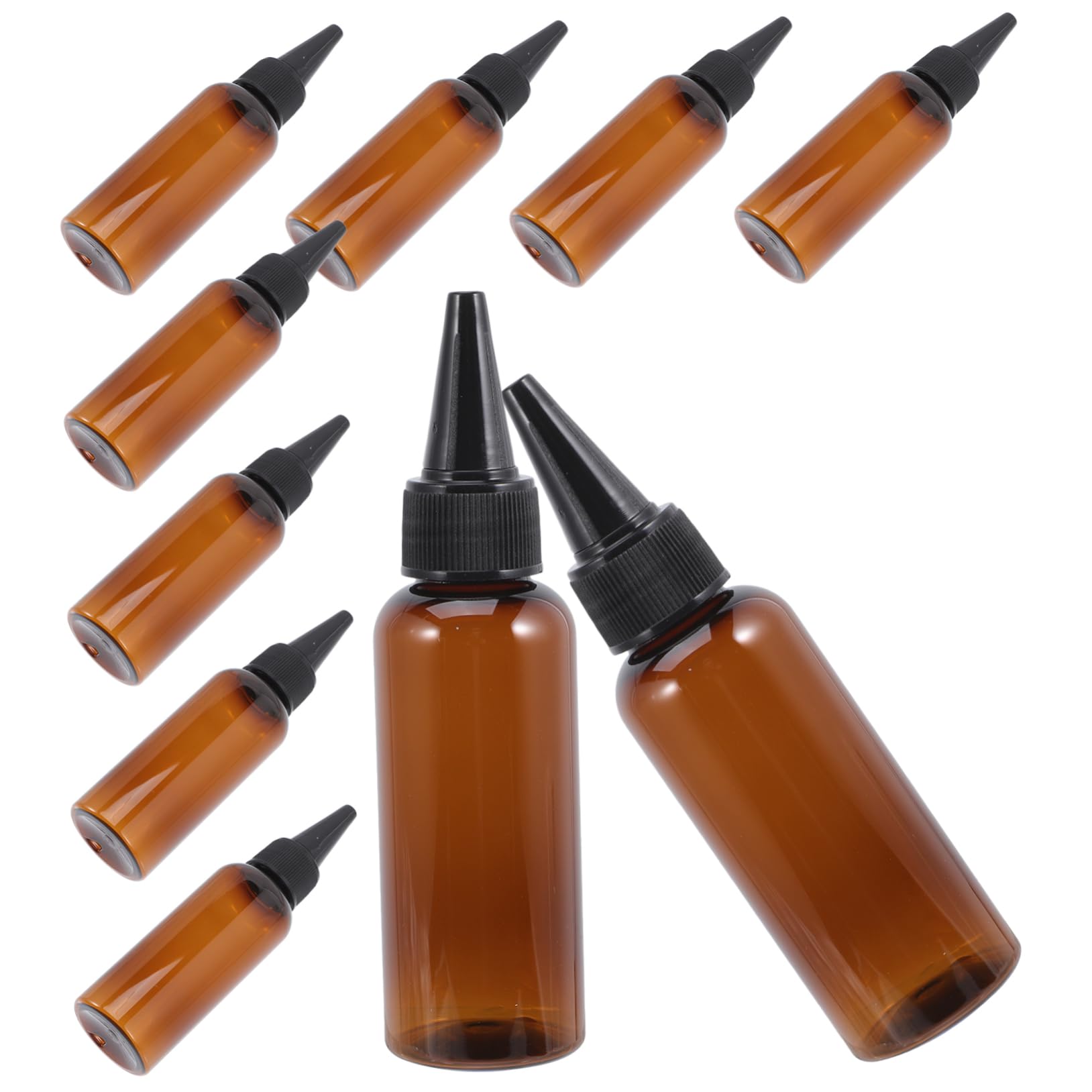 FRCOLOR 30pièces Bouteilles Applicatrices Plastique Rechargeables Flacons De Capillaires Bouteilles Huile Idéales Pour Soins Et Coloration Des Cheveux
