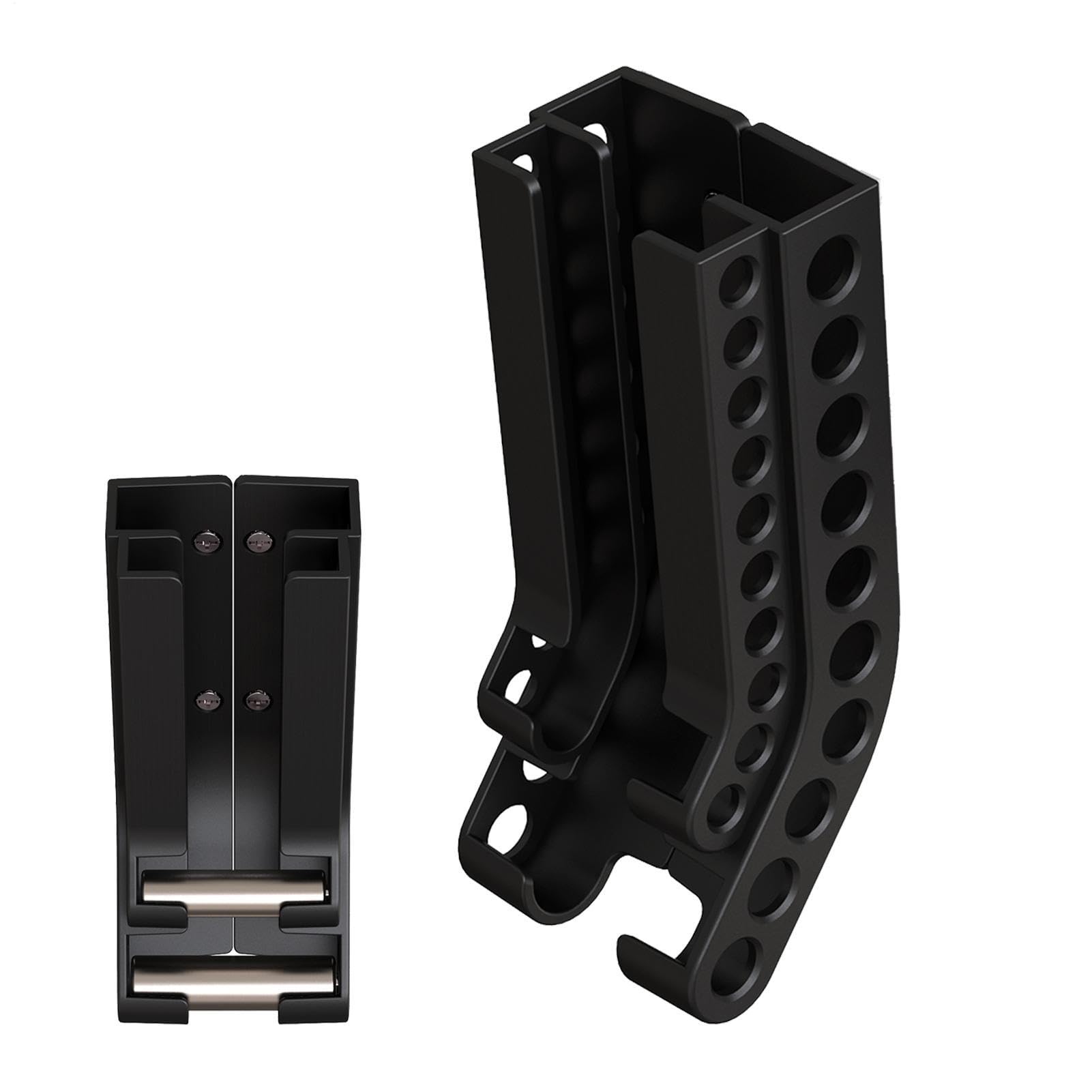 Jingan Black Wall Mount Battery Organizer | Battery Storage Organizer | Battery Dispenser | Battery Rack Organizer Holder With Chute Combo | Aaa Battery Chute Combo Stores 10 Aa And 10 Aaa Batteries