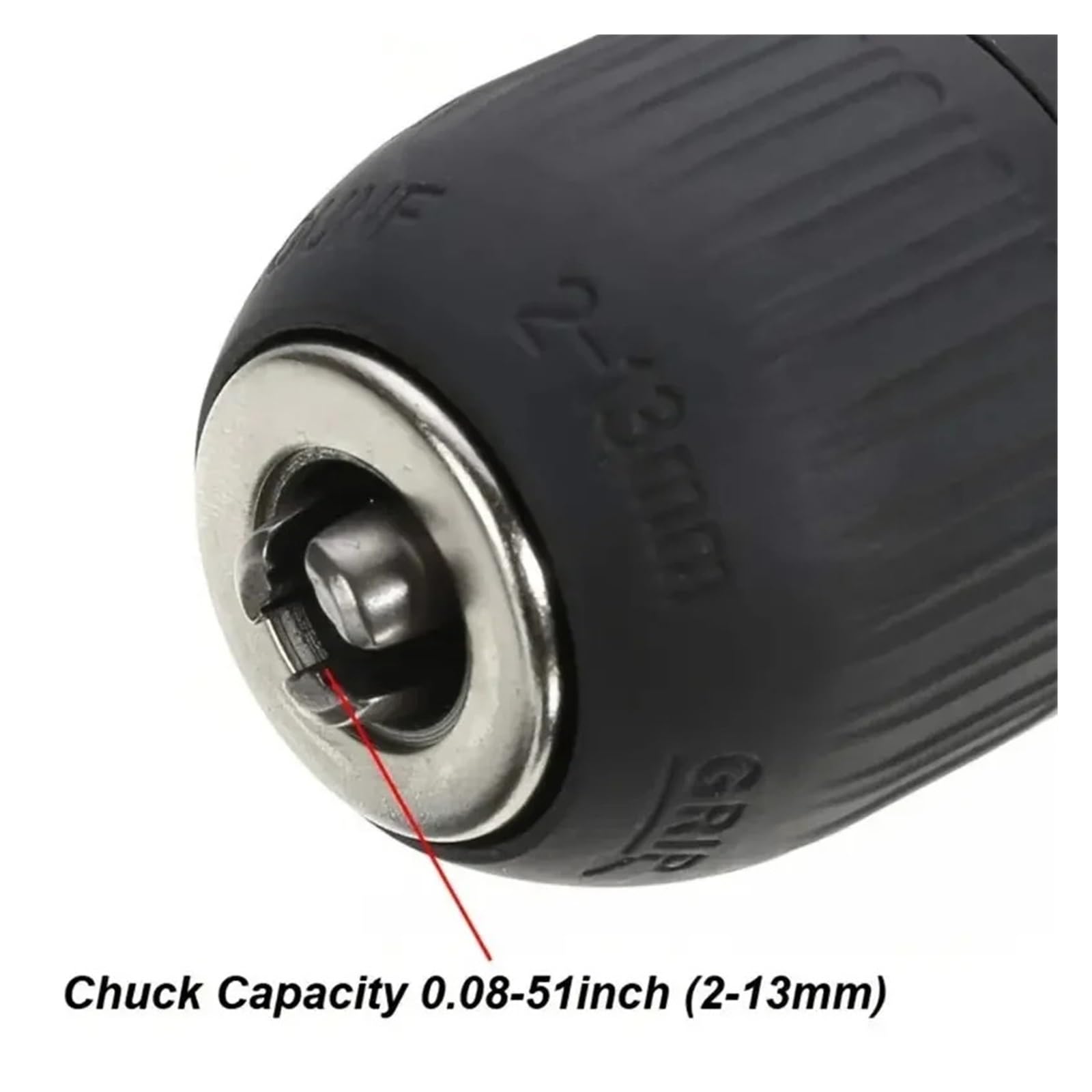 1 zestaw 2-13mm uchwyt bezkluczowy szybkozmienny konwerter SDS-Plus adapter z chwytem sześciokątnym z gniazdem kwadratowy adapter żeński do młota Lmpact
