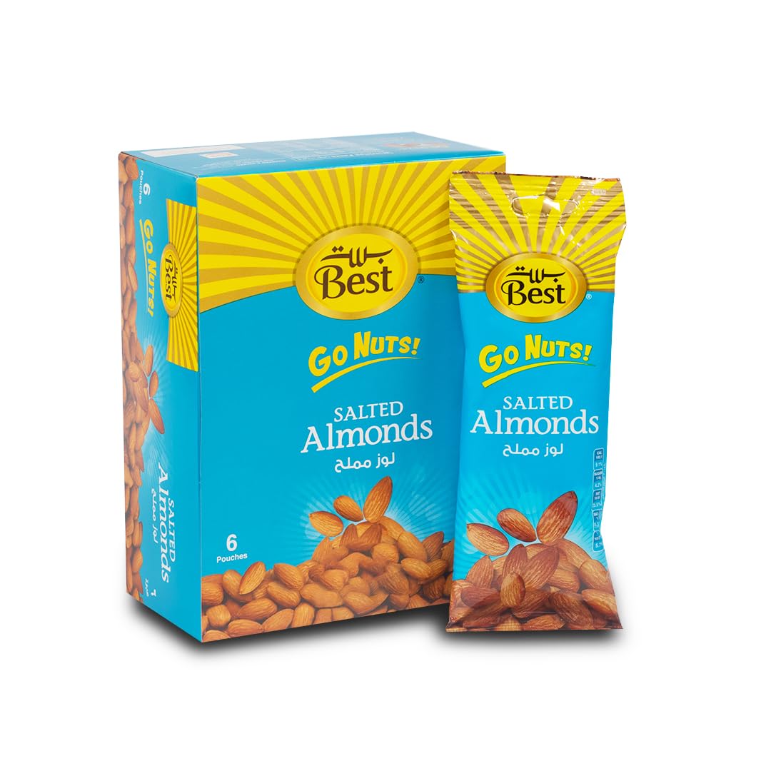 BEST ALMONDS 80GM PACK OF 6PCS
