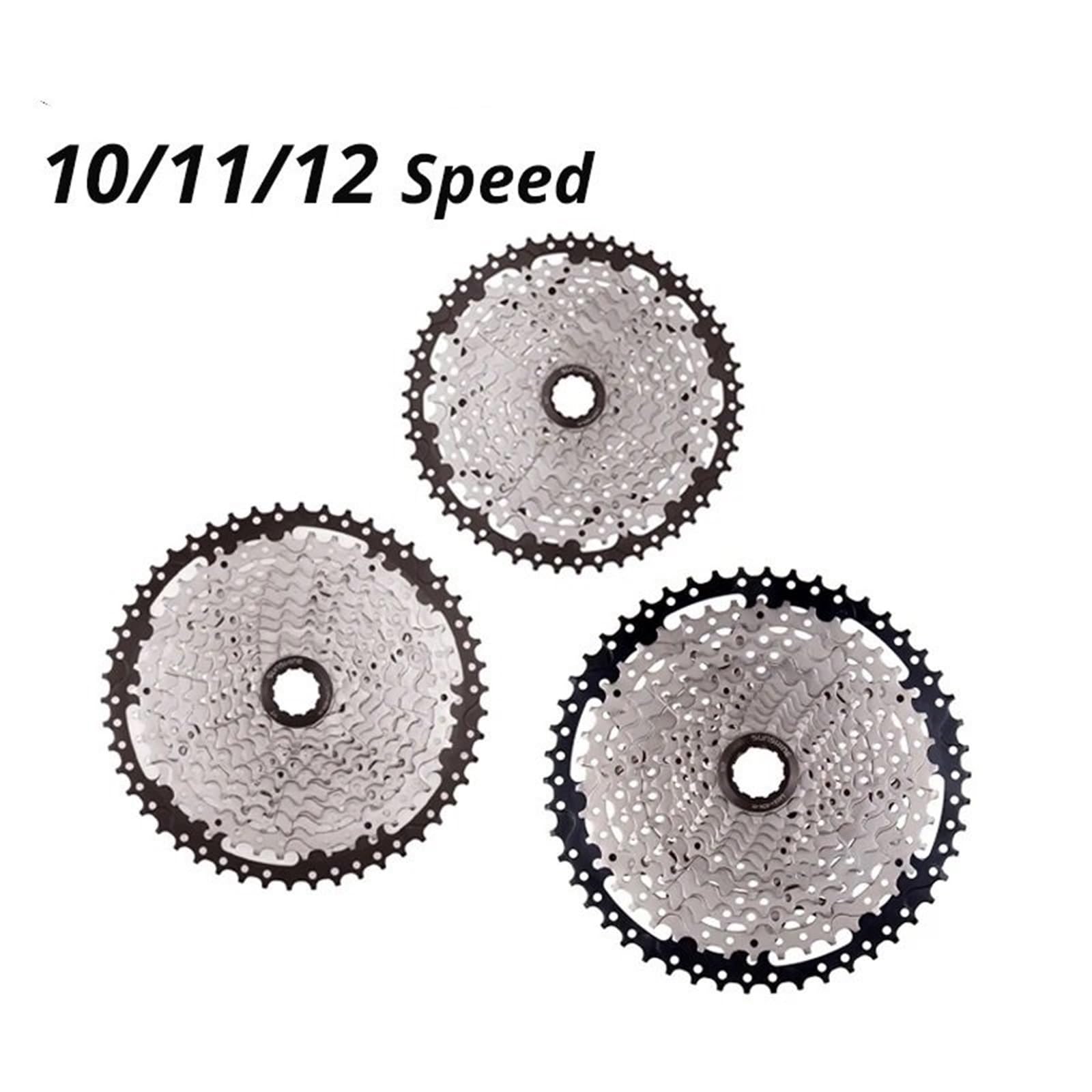 pignone per Bicicletta Cassette e pignoni Cassetta a 10 velocità MTB Bici da Strada Bicicletta Ruota Libera 10V 11V 12V 36/42/46/50T 52T Adatta per Deore M6000 M6100 SRAM
