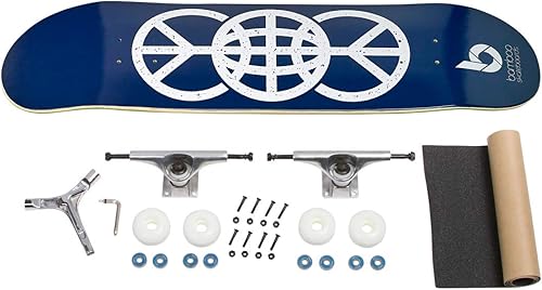 Miniatura 2 de Bamboo Skateboards Patineta completa  Más pop, más ligero, más fuerte y dura más que la mayoría de las cubiertas, incluye cubierta, camiones,