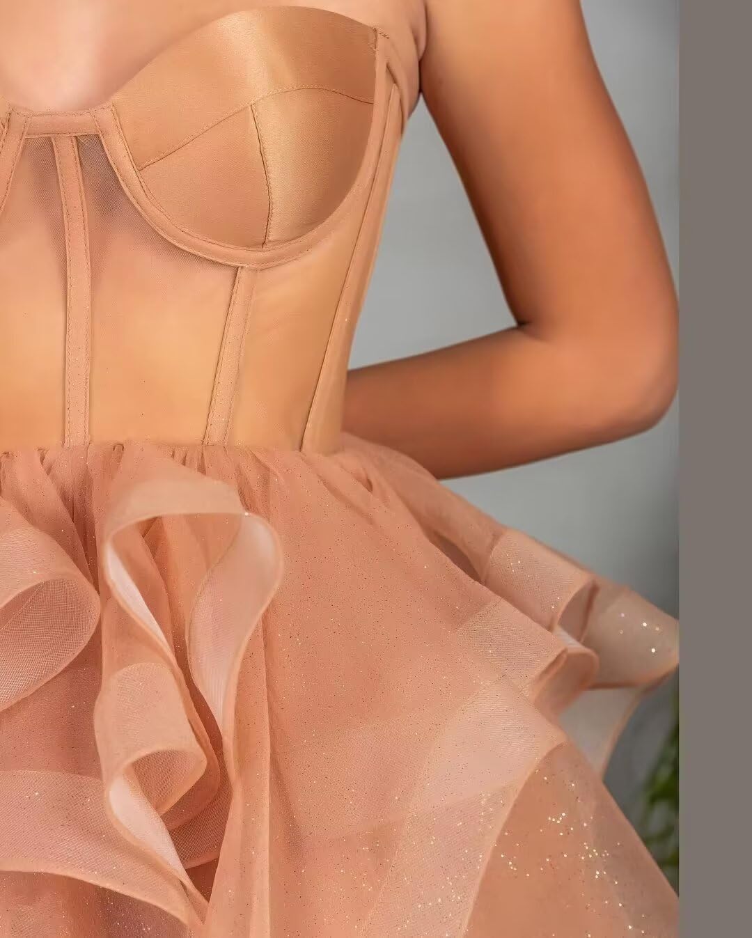 High Low Tulle Short Prom Dress 2026 Spaghetti Straps Ruffles Homecoming Dresses Mini Party Gown