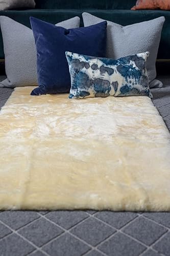 Miniatura 2 de Sofsheep - Funda de colchón grande de piel de oveja médica, funda de colchón de cama médica, 32 pulgadas de ancho por 72 pulgadas de largo