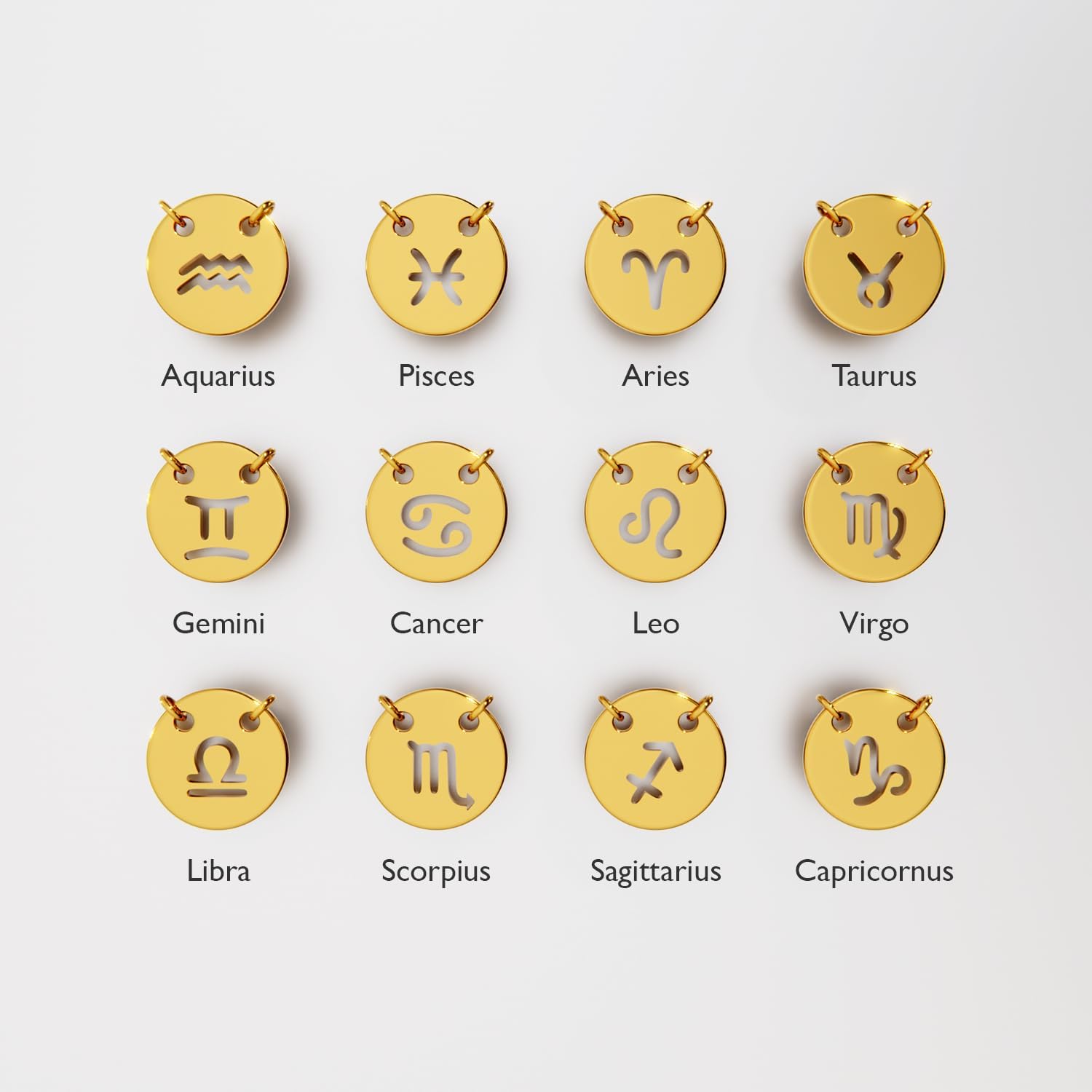 Personalized Red Heart Inez Initial Necklace with Small or Big Diamond - Custom Initial & Zodiac Sign - Jewelry for Her, Women - Dainty Gift for Mother's Day, Birthday, Christmas