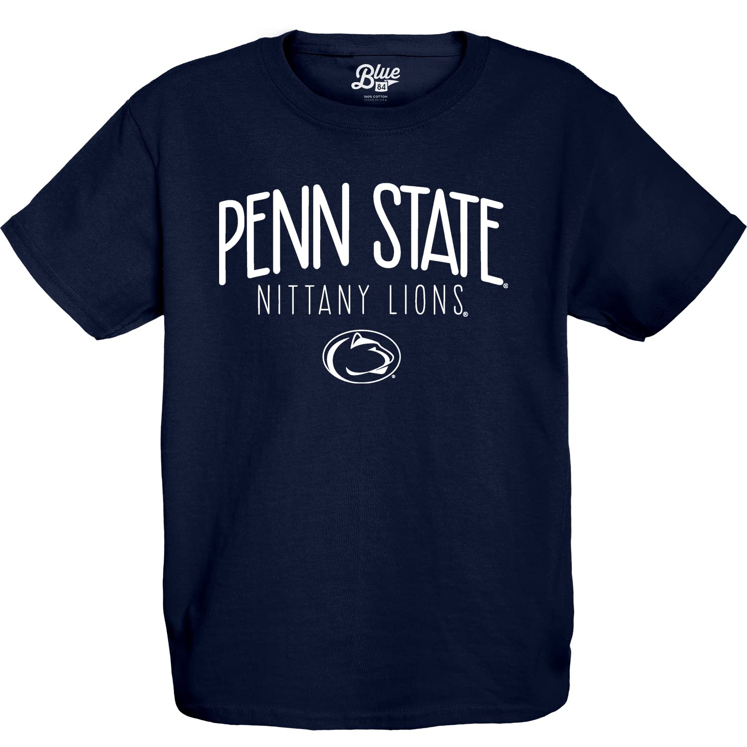 Camiseta NCAA para niños Blue 84 Zingy de algodón azul 5